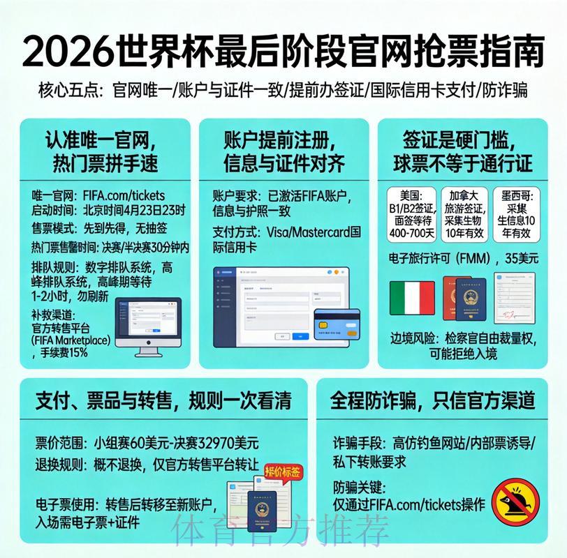 2026世界杯购票实时官方入口地址查询指南 2026世界杯购票实时官方入口地址查询指南