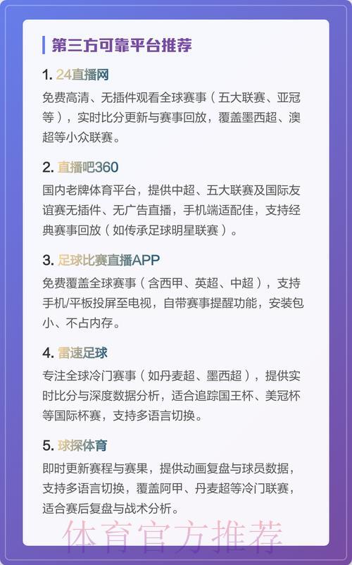 世界杯精彩赛事免费网络直播平台